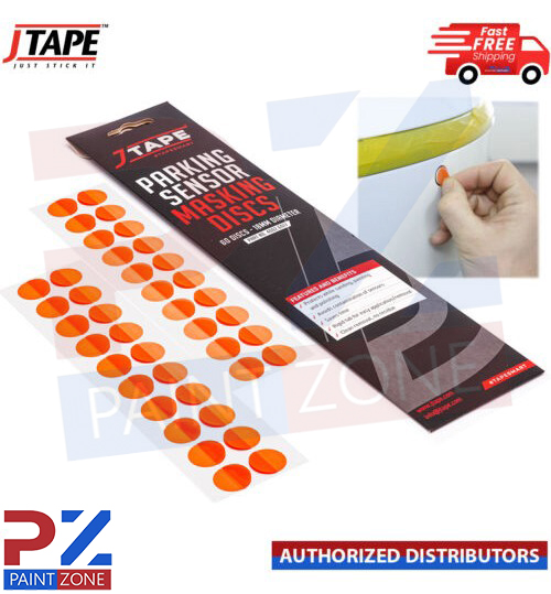 J Tape Parking Sensor Masking Stickers Automotive Reverse Covers x 20